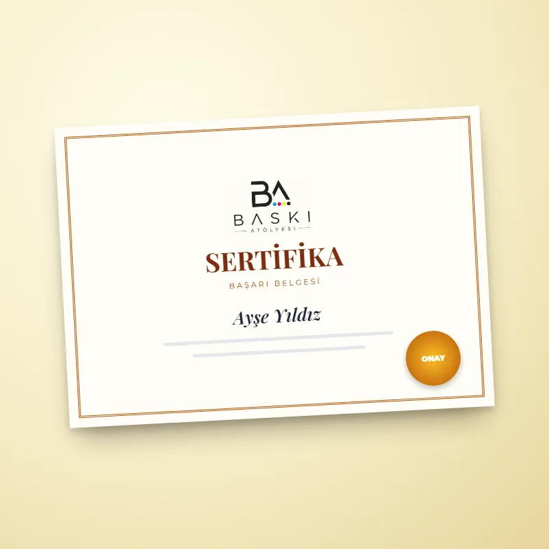 Sertifika Baskı